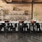 Flash Furniture Black Vinyl Barstool with Walnut Wood Back, PK 2 2-XU-DG6V6BV-WAL-GG - alternate 2